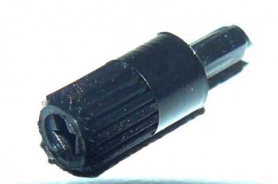 Stellachse für Trimmer ACP CA9MV, 10mm, schwarz