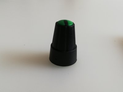 Poti-Knopf für 6mm, Typ 1, 13x19mm, grün